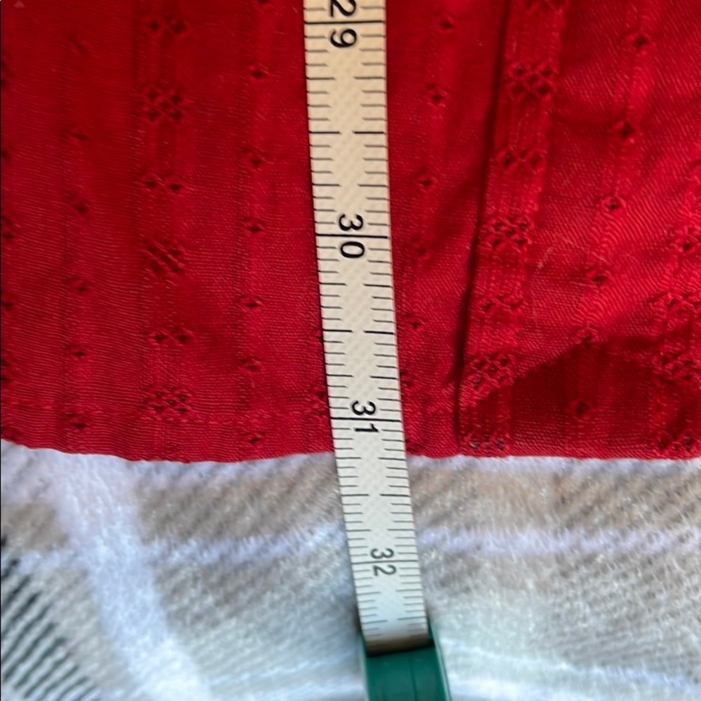 Lauren Ralph Lauren roll tab sleeve eyelet shirt. - Picture 7 of 10
